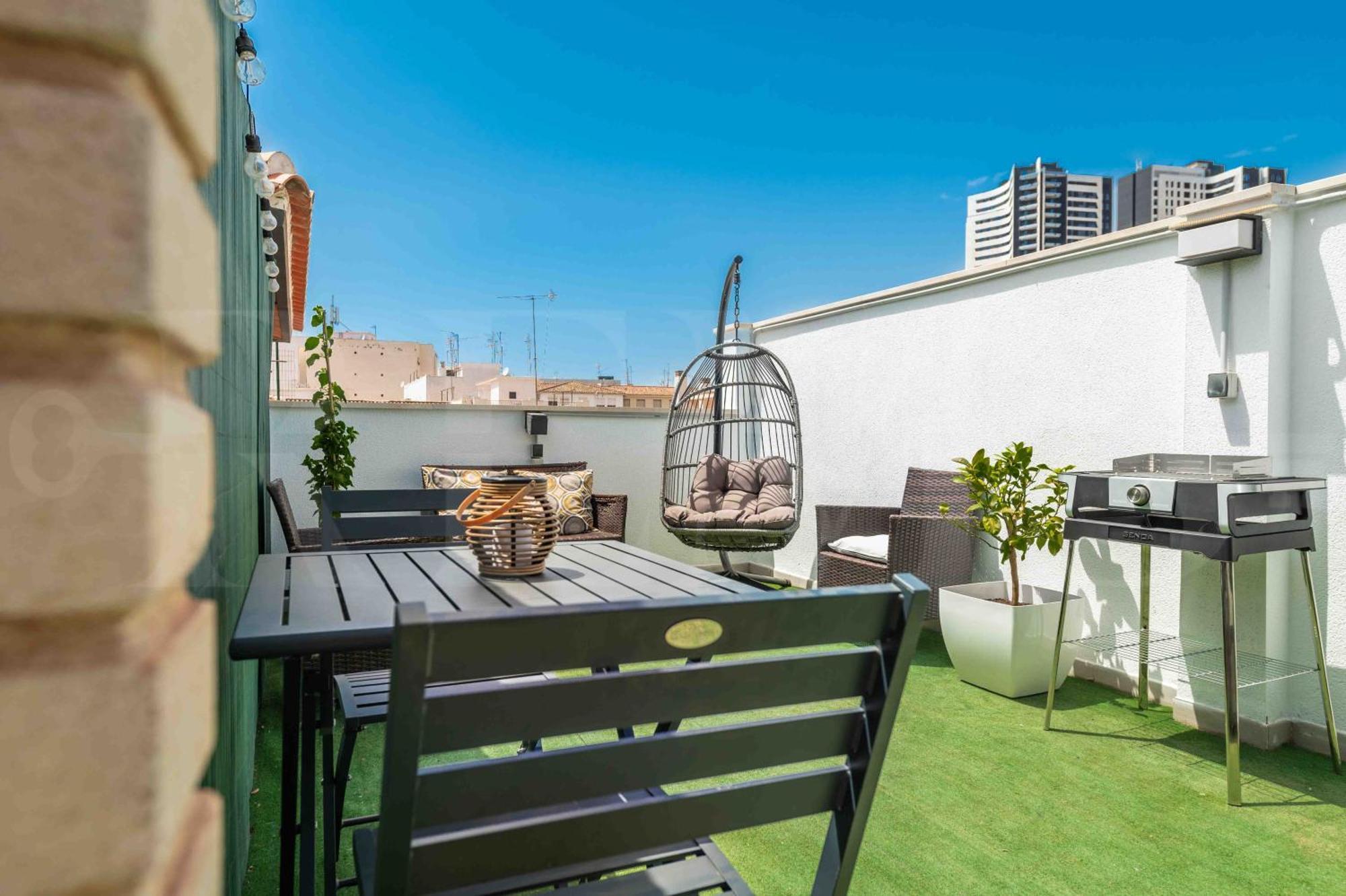 Modern Studio w/ Private Rooftop Terrace Málaga Exterior foto